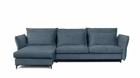 Canapea de colt extensibila Eva Boston Sky S2, stanga