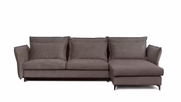 Canapea de colt extensibila Eva Boston Trufa S2, dreapta