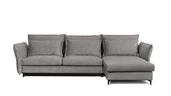 Canapea de colt extensibila Eva Kingston Grey S2, dreapta