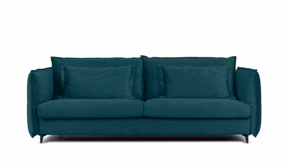Canapea liniara 4 locuri Eva Boston Turquoise