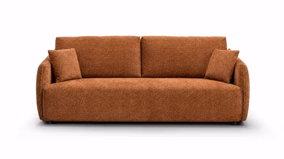 Canapea extensibila 3 locuri Colin textil Raven Brick Red