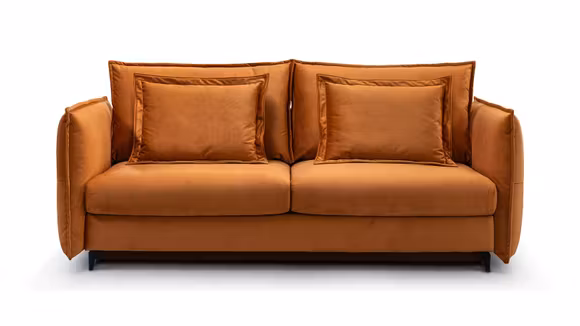 Canapea extensibila 3 locuri Eva Salvador Brick Orange