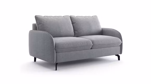 Canapea extensibila 3 locuri Bubble textil Storm Grigio Chiaro