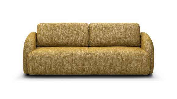 Canapea extensibila Domani textil Agnes Mustard