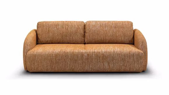 Canapea extensibila Domani textil Agnes Orange
