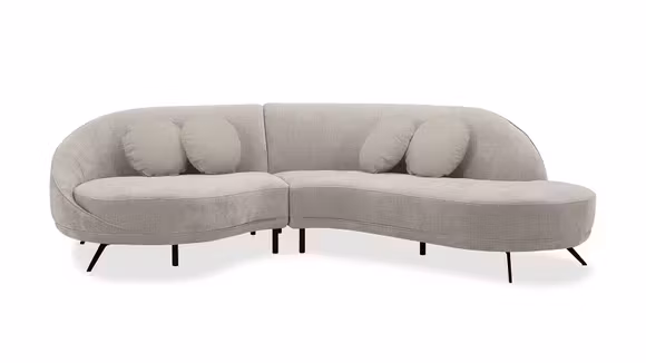 Canapea Graziosa textil Champagne, dreapta