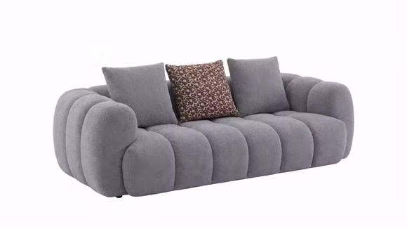Canapea liniara 2 locuri Isotta textil Rhein Grey