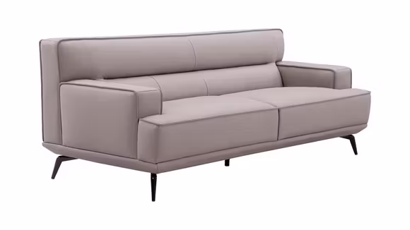Canapea liniara 2 locuri Juliet piele + piele ecologica Taupe