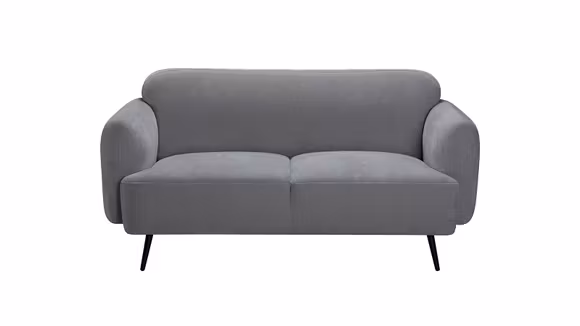 Canapea liniara 2 locuri Kate textil Sutton Grey