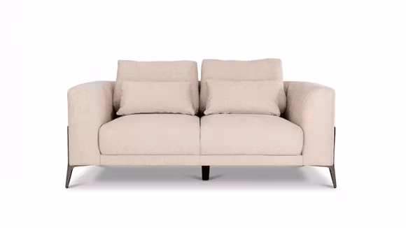 Canapea liniara 2 locuri Selene textil Clarkson Sand