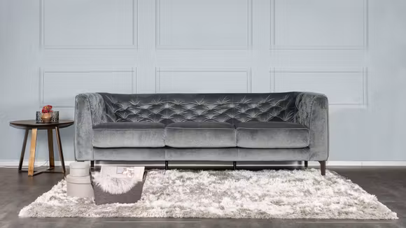 Canapea Liniara 3 locuri Maxi Piacere Brezza Dark Grey