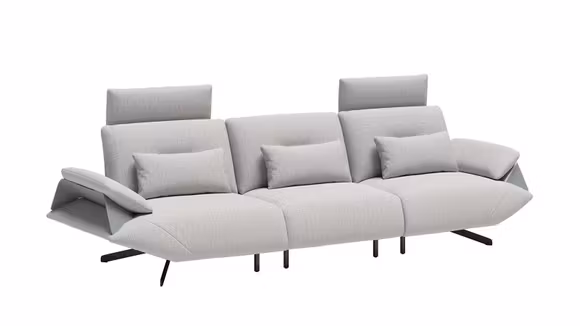 Canapea liniara Aero bouclé White