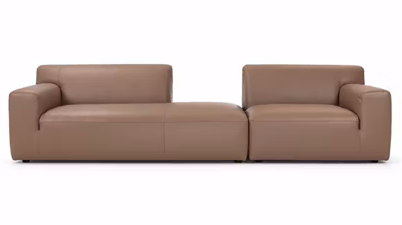 Canapea liniara Charme piele Le Mans Nudo