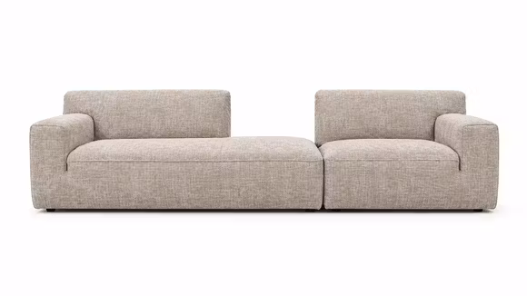 Canapea liniara Charme textil Stabia Nudo