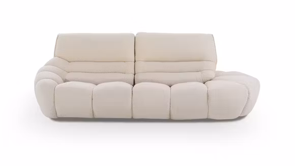Canapea liniara Daisy Flash Dance Bej deschis, dreapta, cu design elegant pentru living modern.