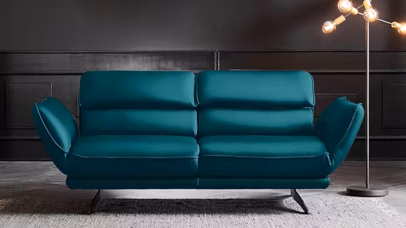 Canapea liniara Slide textil Salsa Petrol