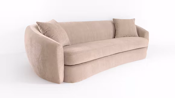 Canapea Nairobi 3.5P textil, Dove Beige
