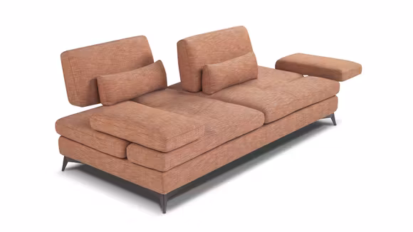 Canapea liniara Serena Benny Arancio