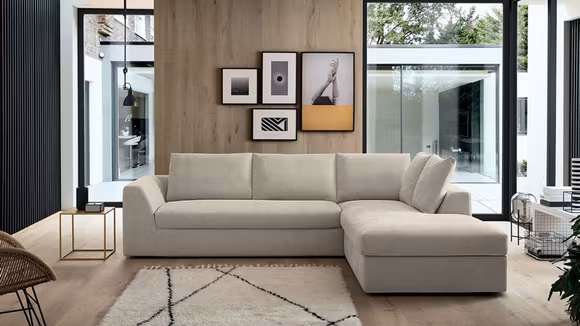 Canapea de colt extensibila Aston