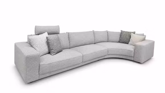 Canapea de colt Samba Double Day Melange Grey, dreapta - Expusa