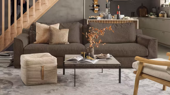 Canapea liniara 3 locuri Grande Double Day LC Viata Olive