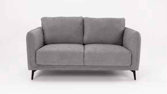 Canapea Palermo 2 locuri textil Bouclee Grey