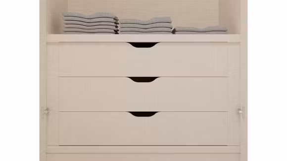 Casetiera interna 3 sertare dressing Nobilitato Lino