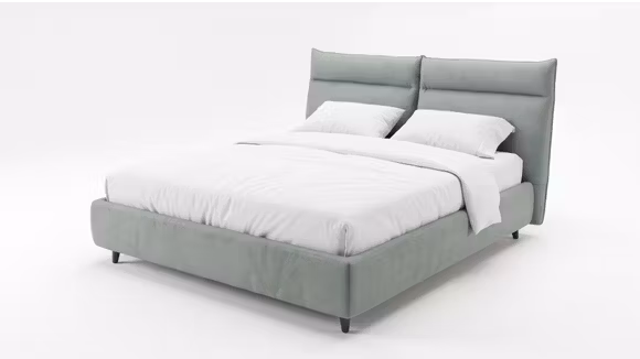 Pat Cefalu Antara Mint 180x200, cu somiera rabatabila si design elegant pentru dormitor.
