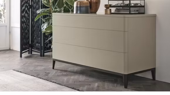 Comoda Dolcevita Matt Hot Grey/Coal Oak Wood