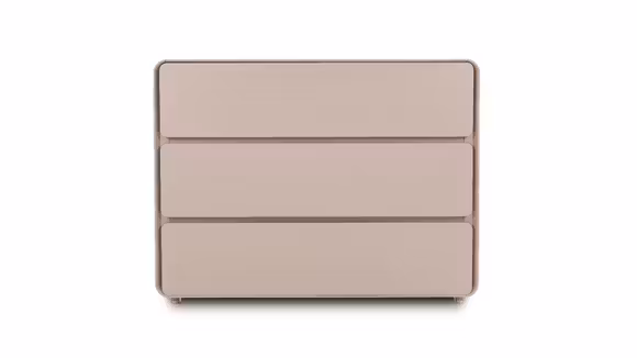 Comoda Randolph Seapine Fango, sertar Eco Leather