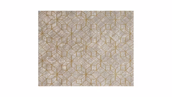 Covor Patina Gold 200x290, produs expus, cu textura eleganta si nuanta calda.