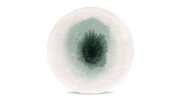 Covor rotund Mad Men Drop 240 cm Green Day