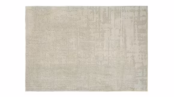 Covor Structures Baobab Dry Beige 170x240, produs expus, cu design abstract si accente naturale.