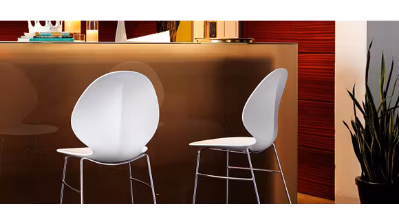 Scaun de bar Basil piele