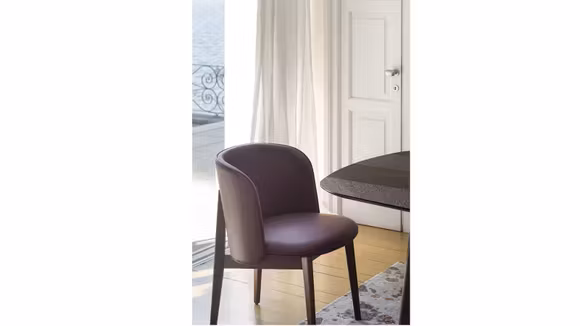 Scaun Abrey piele Burgundy
