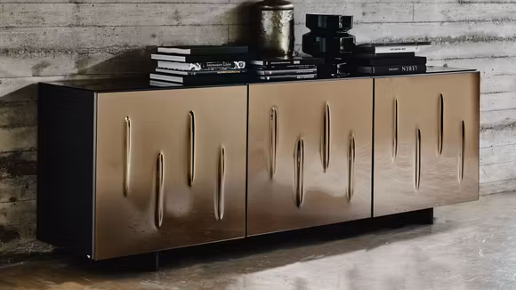 Bufet Carnaby 3 usi Moka/Bronze