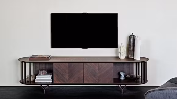 Comoda TV Costes Bronze/Burned Oak