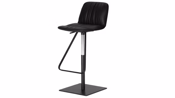 Scaun de bar pivotant Axel Black