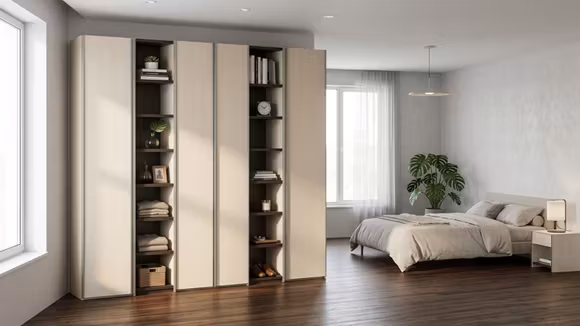 Dressing Uno Batant Creta Opaco + Maner R1 Creta Opaco + Interior Sabbia