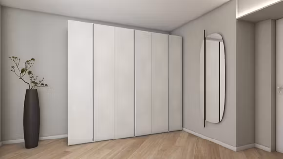 Dressing Lait Batant Anta Liscia Nobilitato Calce+Maner R1 Aluminio Opaco
