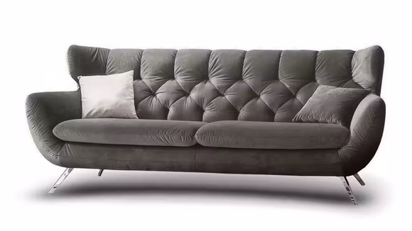 Canapea liniara Sixty 3 locuri Velvet Stone