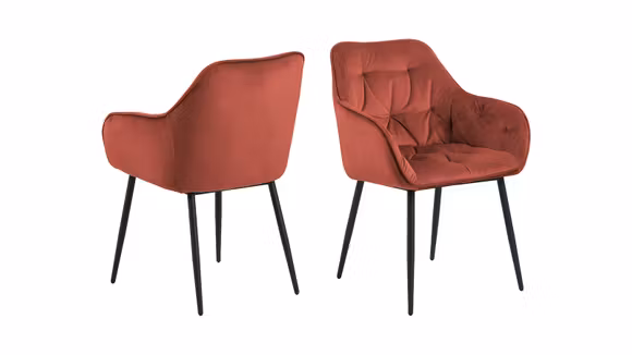 Scaun Brooke Carver Coral - Expus