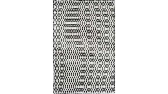 Covor Elliot White Black