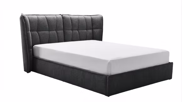 Pat Shannon 180x200 cm textil Dark Grey – design modern și confort suprem