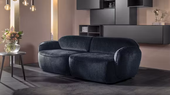 Canapea liniara 2 locuri Bubble Nomi Midnight Blue