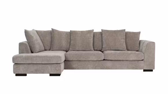 Canapea de colt cu sezlong Paso Doble Night Alice Beige, stanga