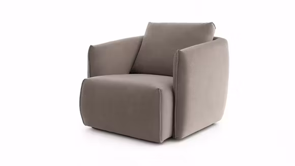 Fotoliu Colin textil Salvador Dark Beige