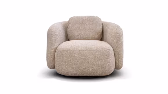 Fotoliu rotativ Domani textil Noma Greige