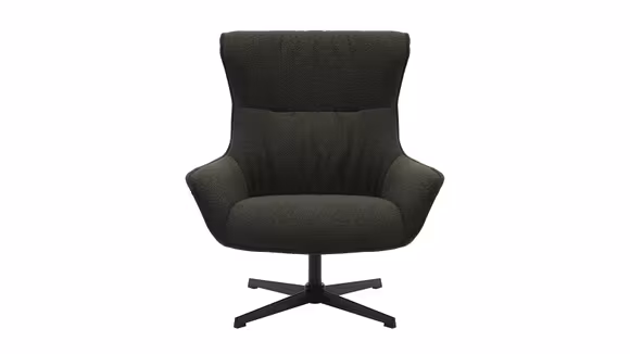 Fotoliu rotativ Pluto textil Green