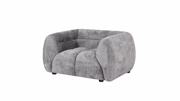Fotoliu Saint Tropez textil Misolo Dark Grey